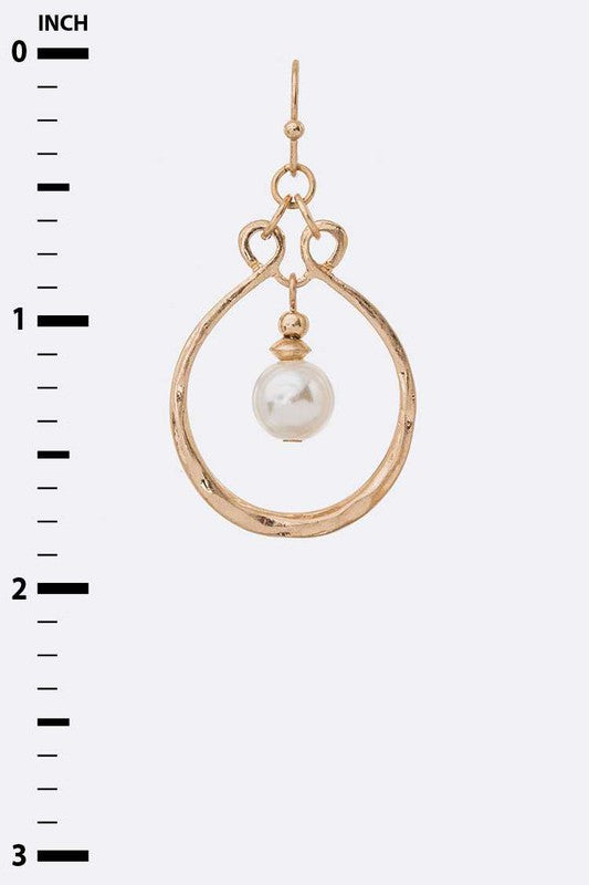 Culture Pearl Drop Fashion Earrings