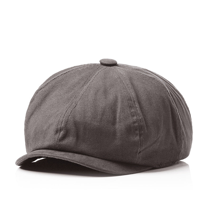 Retro Hat Men's Art and Fashion Versatile Octagonal Hat