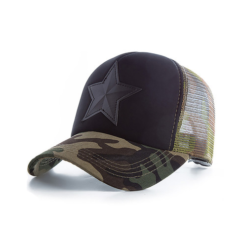 Pentagram Baseball Cap Camouflage Sun Hat Casual Hat Sun Hat Korean Men and Women Cap