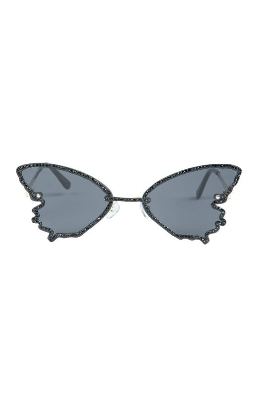 Handmade Buttterfly Rhinestone Sunglasses G0318