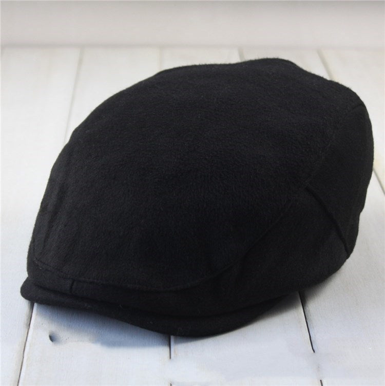 Beret suede cap