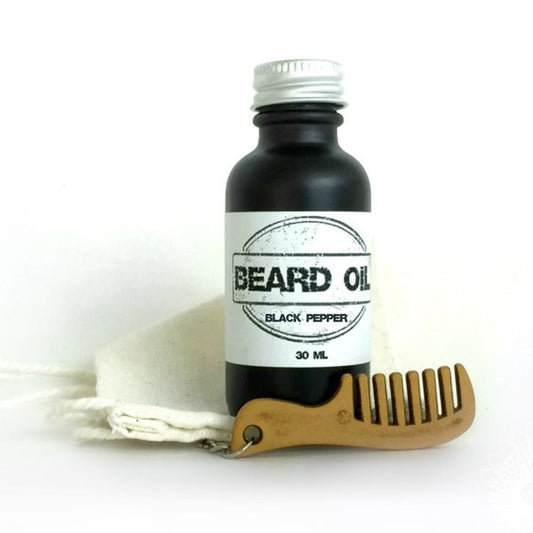 Black Pepper Beard Oil Gift Set