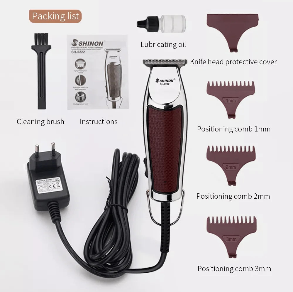 Professional Wired Hair Clipper & Trimmer