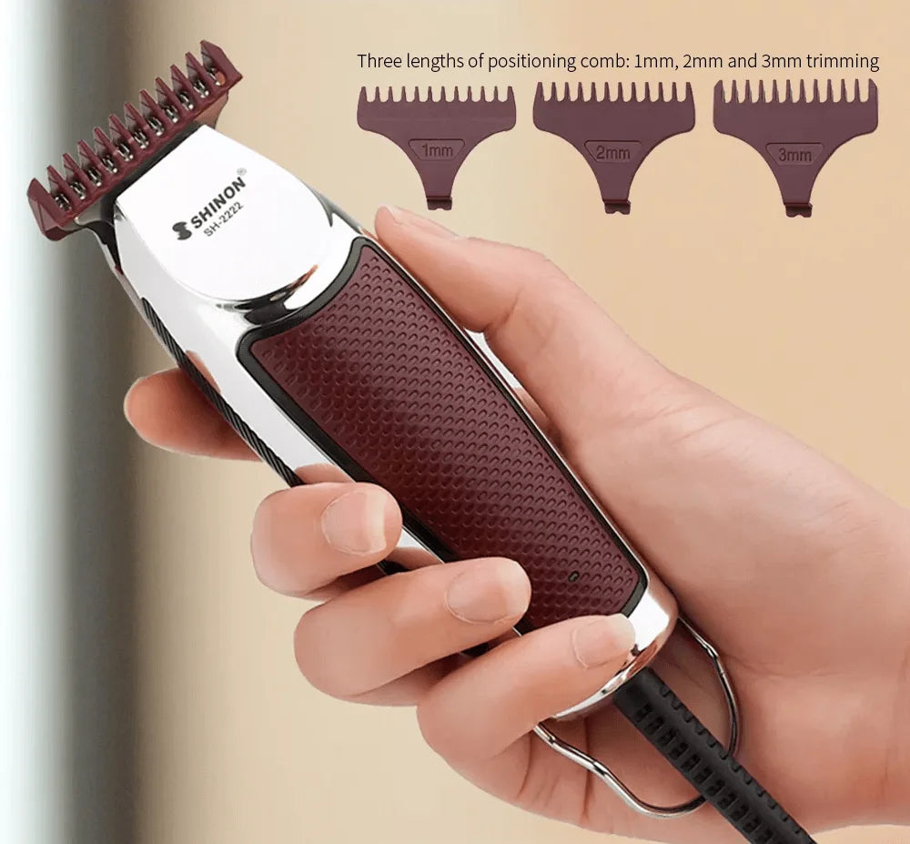 Professional Wired Hair Clipper & Trimmer